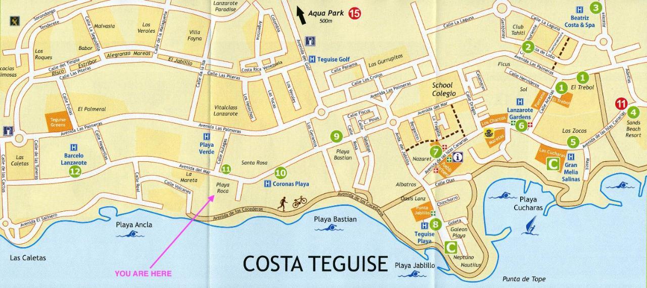 Luxury Casa Playa Roca Bord De Mer Costa Teguise Exteriör bild